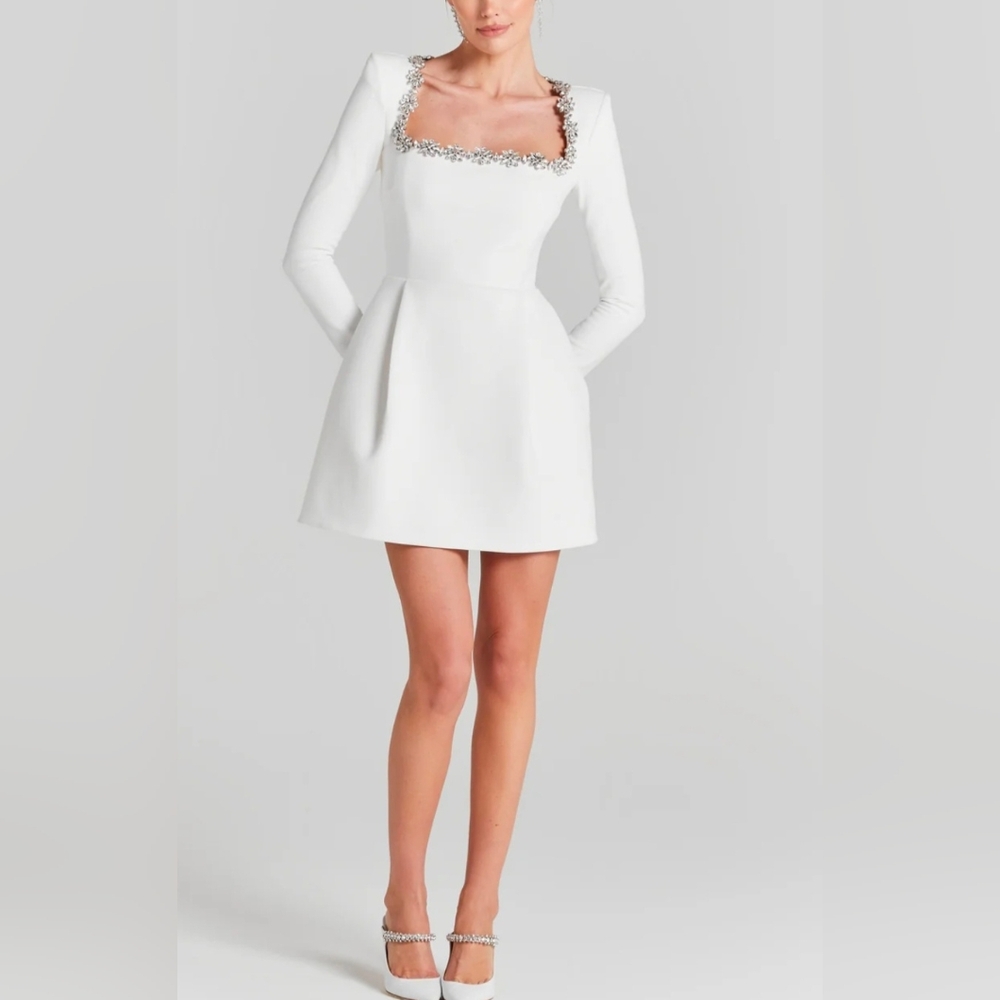 Nadine Merabi KIMBERLY WHITE DRESS